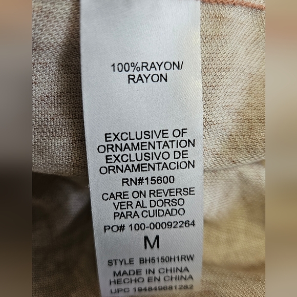 Democracy Rust Patterned Dress - Picture 6 of 6